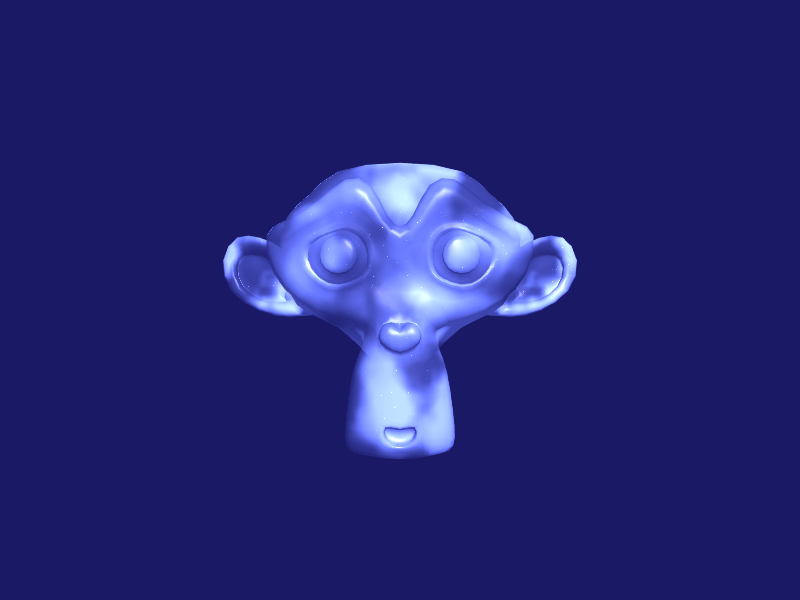 Semi-transparent volumetric data rendered with ray marching